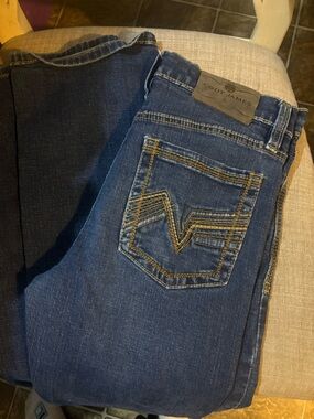 Men's Dark Blue Denim Jeans